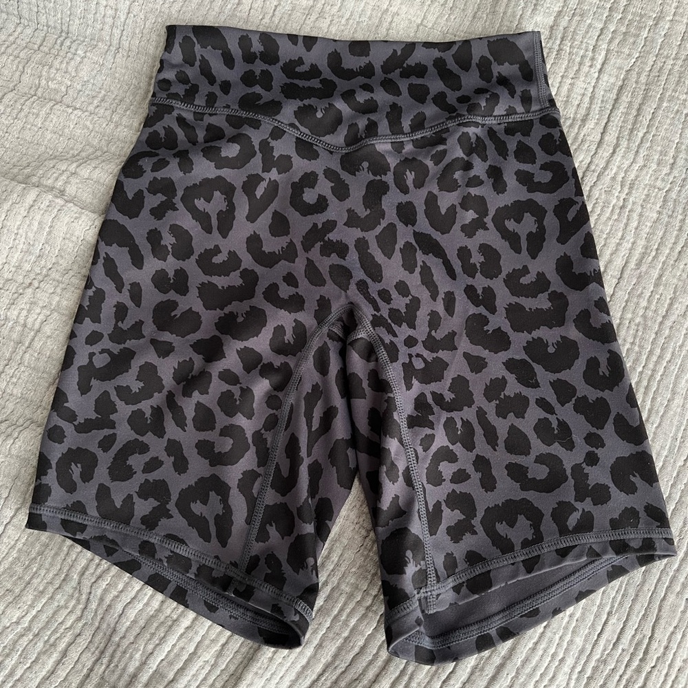 Balance Athletica Black and Gray Bike Shorts